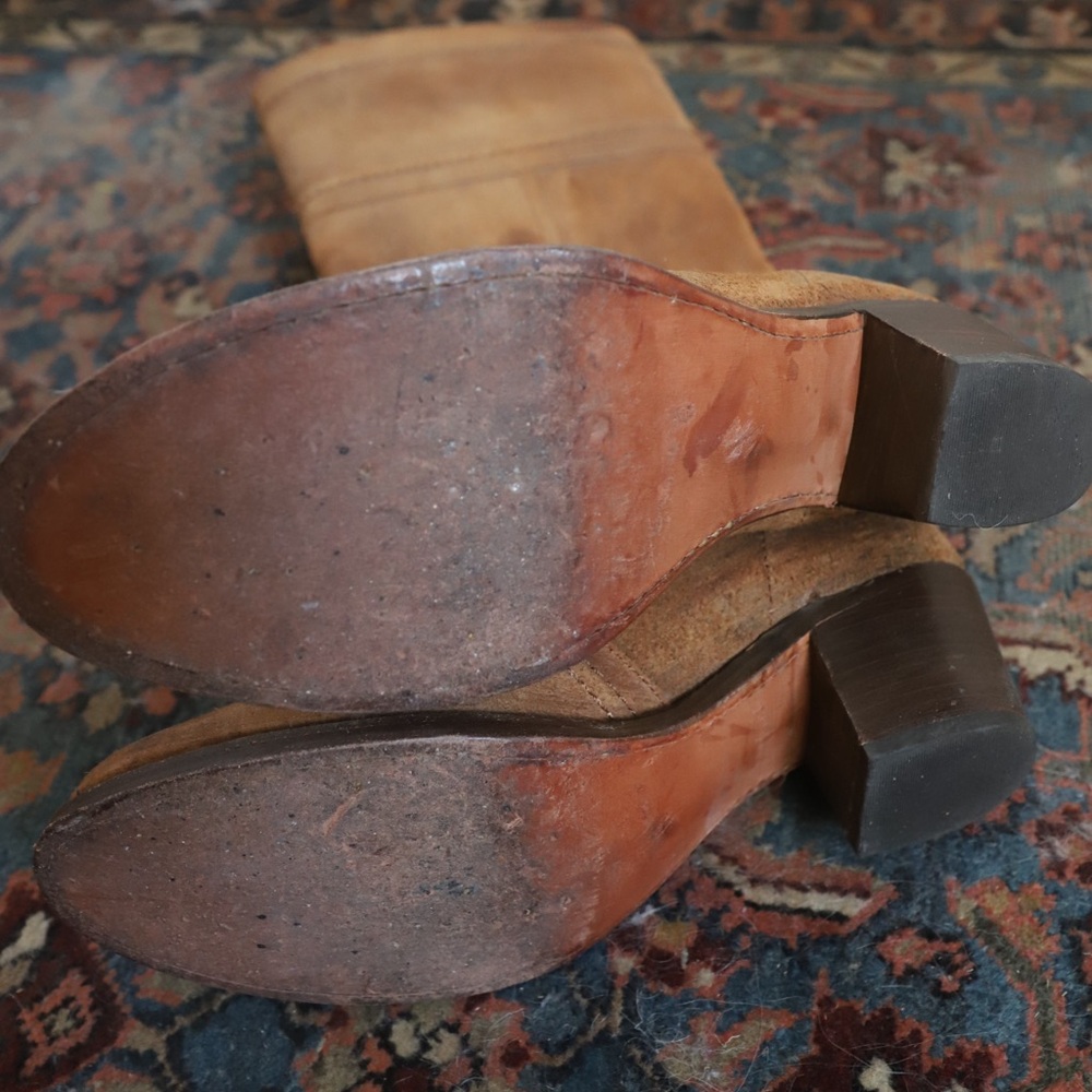 Frye Jane Oiled Suede boots size 8.5 - Picture 4 of 5